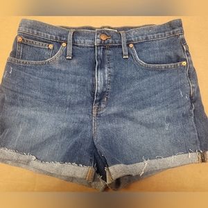 Madewell High Rise Denim Shorts  Size 30
